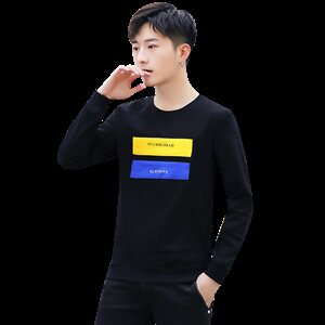 家乐7002春季小衫新款潮流男士t恤男长袖卫衣韩版帅气打底衫图片