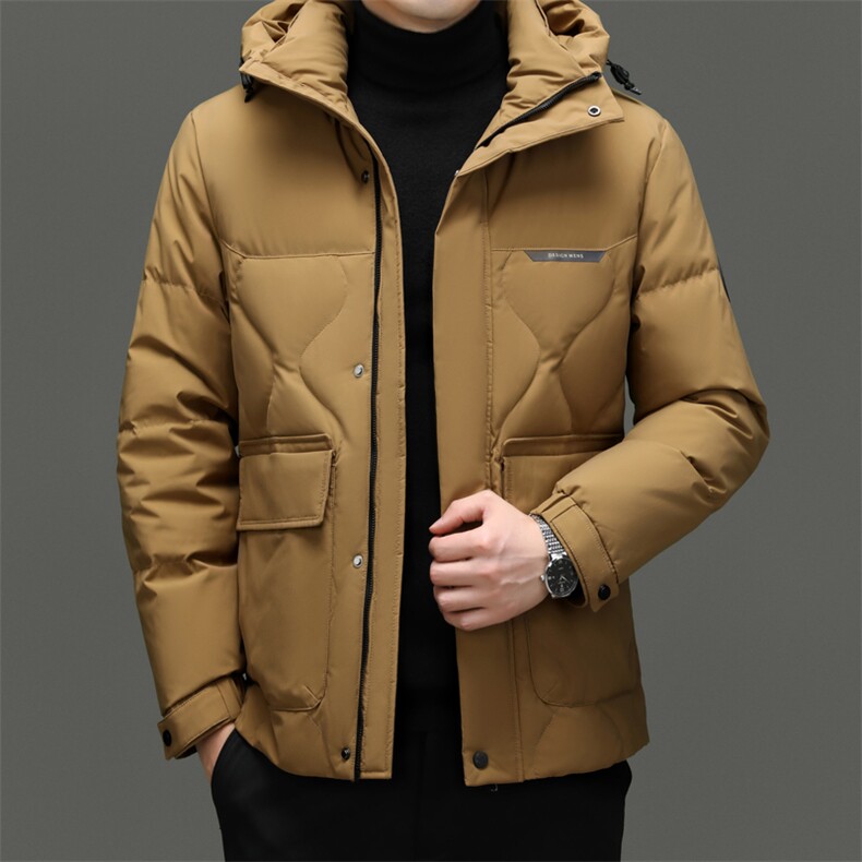 男装羽绒服YR2351继续2025冬现货充绒量141ｇ帽款,男装羽绒服,钱塘207-1