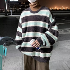 潮流套头新款青春流行男潮长袖休闲针织衫毛衣A225P48，男装针织衫/毛衣，星座1116-2
