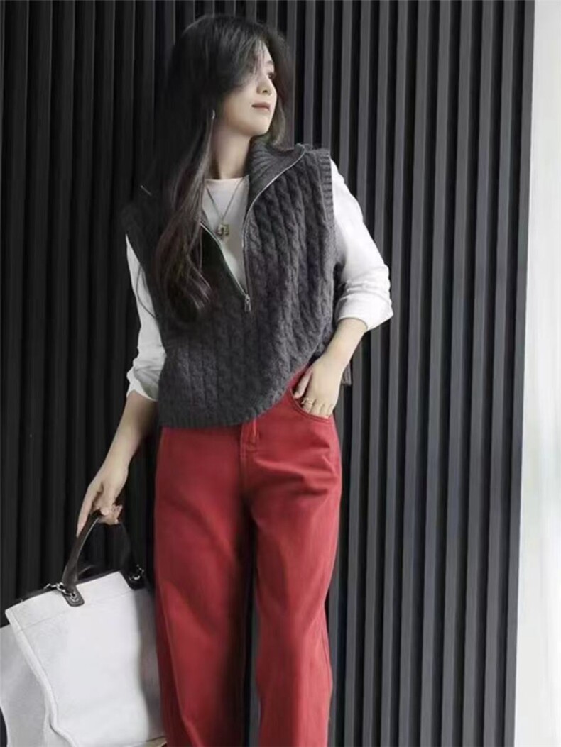 2025年秋季单件休闲百搭通勤简约长袖羊毛衫，女装羊毛衫，恩泰羊绒