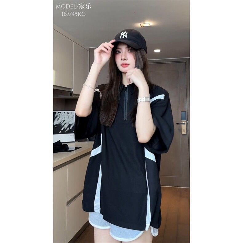 抖音品质！重磅夏季美式冰丝POLO衫男潮流宽松短袖XP2405-P45控68,男装Polo衫,电商B370