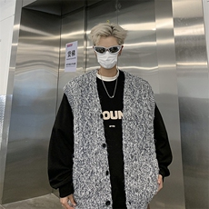 F474P60秋冬新款男装男生外套马甲毛衣，男装针织衫/毛衣，星座512-6