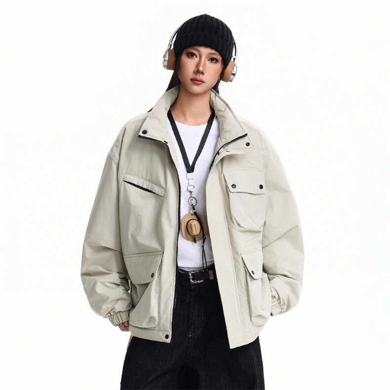 美式新款秋冬多口袋户外机能休闲棉衣外套 A436-W990-P95138图片