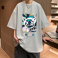 华夫格t恤男短袖男大码五分袖酒店风HT73275-P22，男装T恤，电商A040