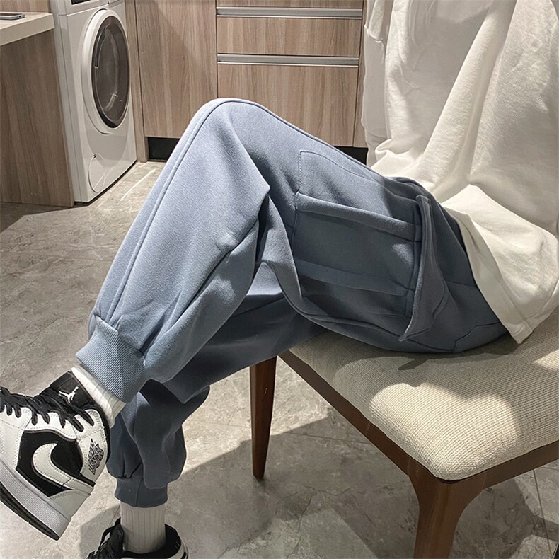 XZ409-1-K452-加绒P60-常规P55冬季加绒加厚运动裤工装休闲裤,男装休闲裤,星座1514