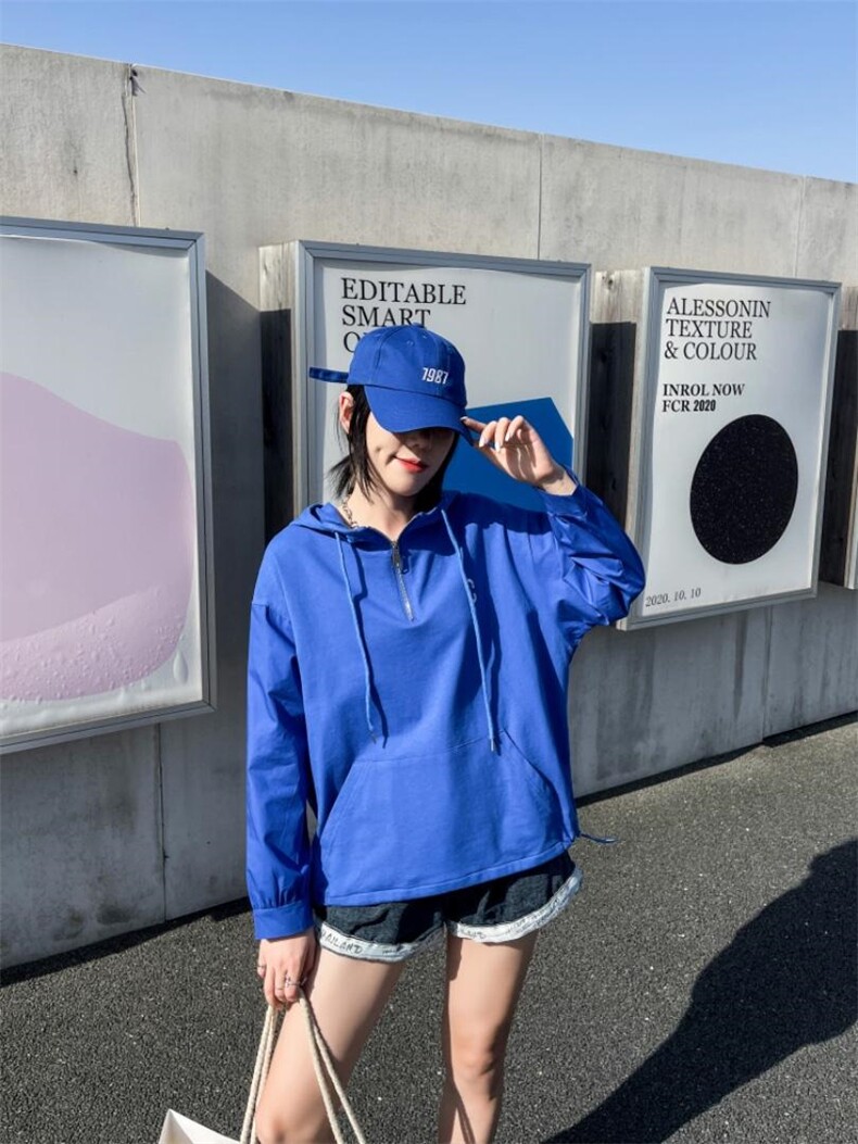 搭配针织连帽卫衣，女装卫衣/绒衫，百变诱惑(6F)