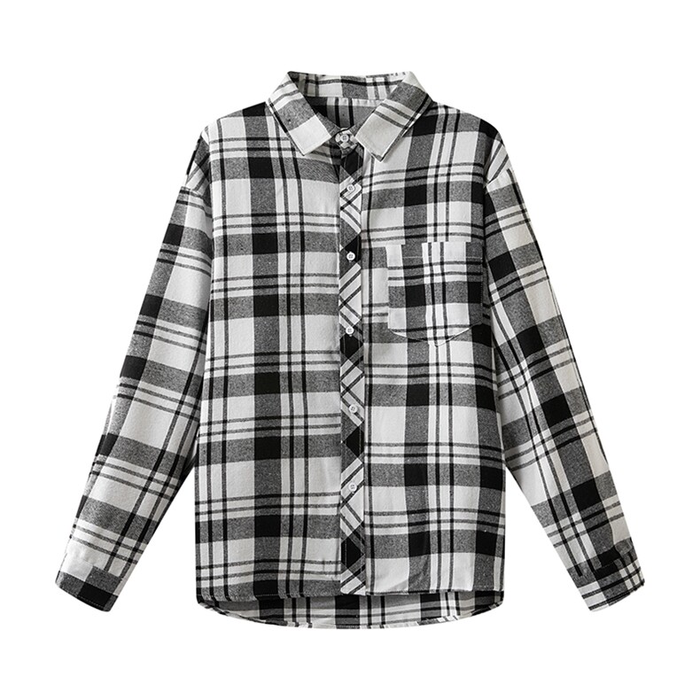 YK86046-P2330%棉70%聚酯纤维美式春季格子衬衫,男装衬衫,电商A086-1