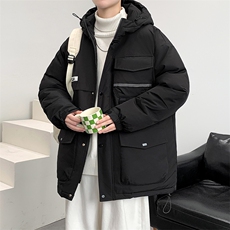 冬上新加棉加厚棉服港风个性连帽棉衣外套男女8323-P125控价168，男装棉衣，电商A441-1