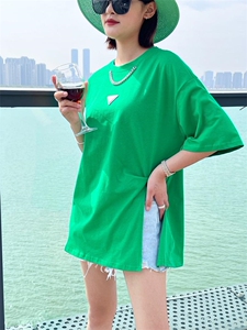 OUGNI夏装新款简约大版Ｔ恤图片