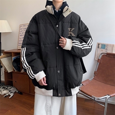 ！2024冬季新款男士立领棉服撞色情侣棉衣外套MY202特P80，男装棉衣，电商B220