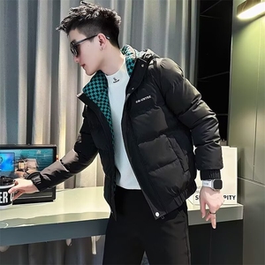 棉服男款冬季新款连帽棉衣棉袄保暖面包服外套夹棉夹克图片