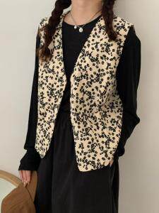 复古韩系马甲，女装马夹，molly fits