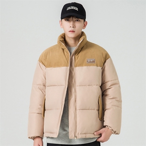 冬季字母贴标加厚棉衣男青年棉服潮流情侣款棉袄A266-WMY8623-P75图片
