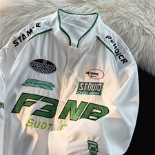 街头机车风情侣宽松外套秋季潮牌美式刺绣字母夹克男女W5424-P68，男装夹克，星座512-2