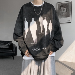 现货 WY10080-特P35 控68 华棉高品质百搭圆领大码卫衣图片