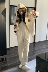 减龄洋气卫衣时尚两件套女小个子2025春秋新款韩版休闲运动服套装，女装套装/套裙，2C187