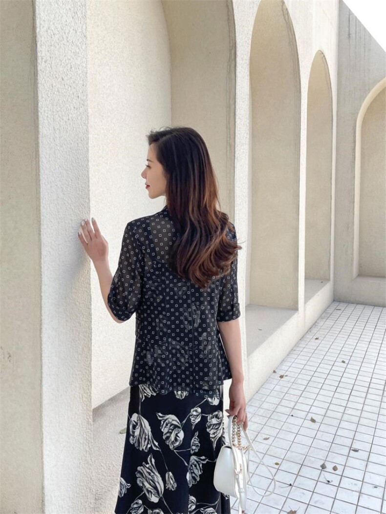 格子西装，女装西装，M&G