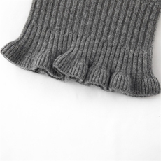 2025年秋季新款木耳边扭花针织羊绒脖套时尚休闲通勤百搭，围巾，天宇悦翔羊绒