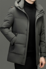 【高充绒】冬季时尚加厚羽绒服男中长款连帽保暖外套男士高端大码，男装羽绒服，电商B212（原钱塘6029）