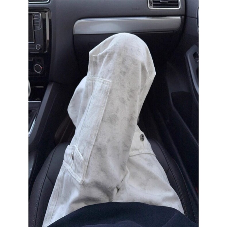 美式复古拉链工装冲锋裤男女高街多口袋直筒街头微喇阔腿裤子，男装工装外套，星座218-1（原230）