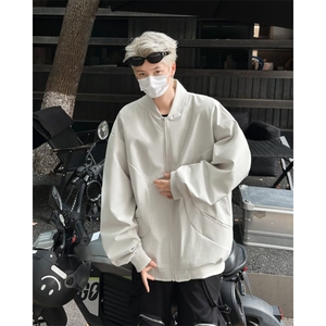 新款夹克男士春秋季潮流复古时尚外套 W9335 P52图片