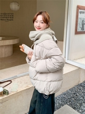 2025现货针织围巾韩系羽绒服210-3292-P300-K448短款白鸭绒，女装羽绒服，浙宝210（原浙宝191）