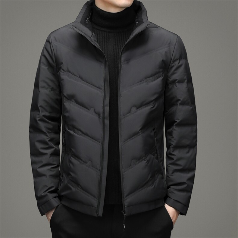 BHMYL92123钱塘2020-2中年男士商务休闲简约冬季厚款羽绒服P190图片