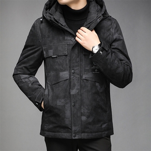 AN9827钱塘2020-3秋冬新款男士休闲百搭连帽保暖羽绒服外套P260图片