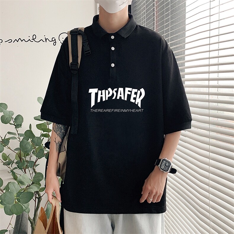 PL57007-P35翻领短袖polo衫男大码胖子半袖t恤男有领保罗衫模特,男装Polo衫,电商A040