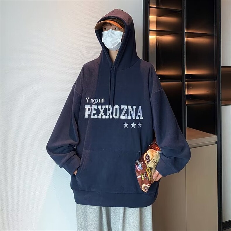 卫衣男潮牌秋冬高街hiphop外套加绒Y65P43,男装卫衣,星座1116-2