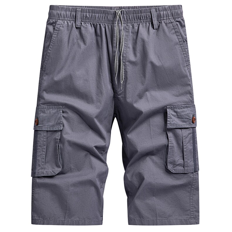 F31090钱塘2020-1夏季新款男士工装裤纯色休闲纯棉短裤P50,男装牛仔裤,钱塘207-1
