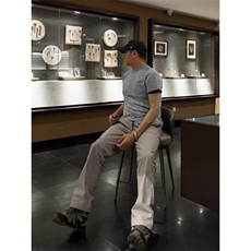 美式凉感速干梭织弯刀长裤ZK0399-特批45，男装休闲裤，星座313A(原308A-2)