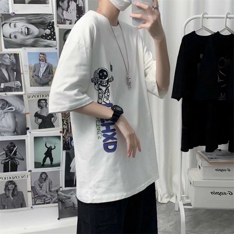 男圆领纯棉T恤宽松短袖T07P30，男装T恤，星座1116-2
