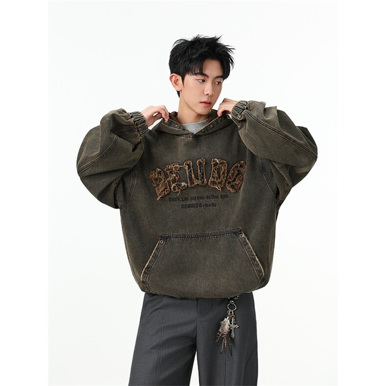 水洗牛仔外套男款春美式痞帅上衣服宽松休闲工装夹克JK1328-P80,男装工装外套,星座1103-3
