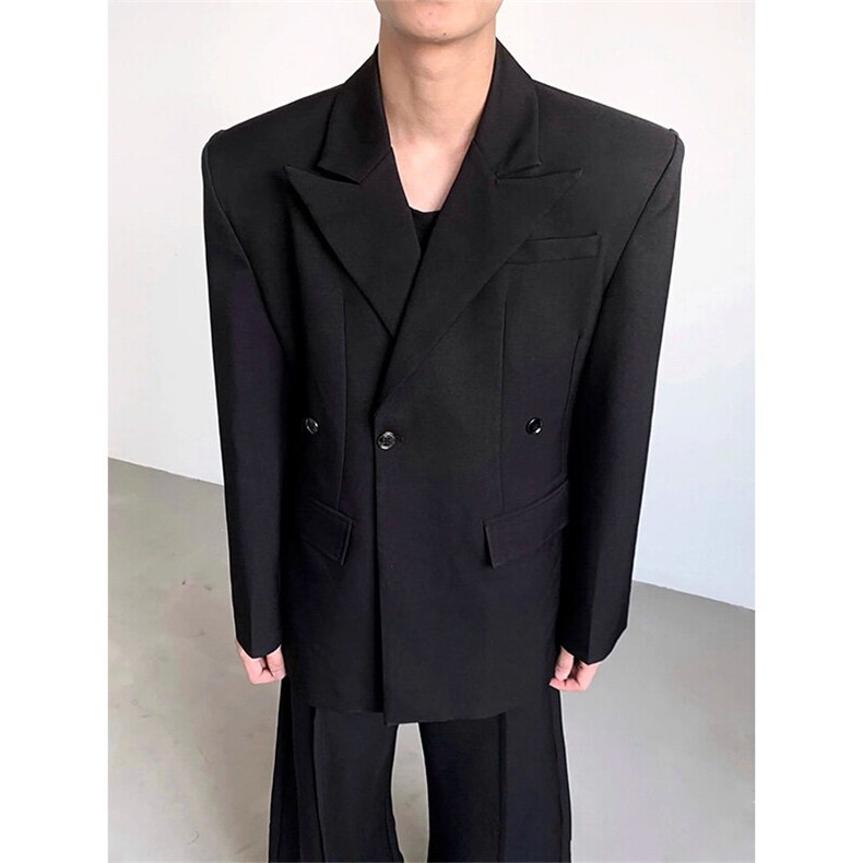 现货~廓形垫肩收腰西服男女休闲西装夹克外套X890-特P95,男装夹克,星座1004-3