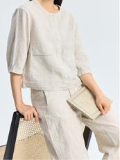 田园风小开衫外套，女装衬衫，鑫萬耀羊绒