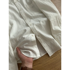 新中式长袖衬衫男春秋季2025新款oversize宽松休闲潮流衬衣服外套图片