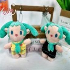 围巾双马尾挂件