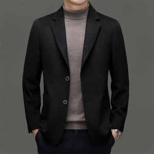 AE819秋冬新款羊毛精品轻奢高端男士西装休闲西服欧货高品图片