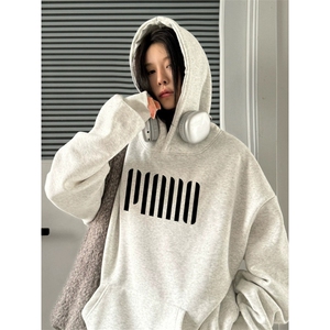 美式覆古连帽卫衣男新款秋冬季宽松情侣外套WCX248-P48图片