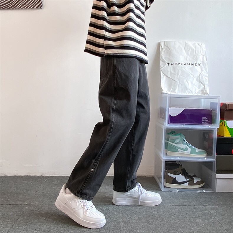 牛仔裤男宽松直筒裤K724P45,男装牛仔裤,星座1116-2