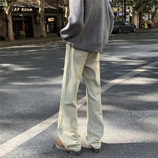 港风潮男新款牛仔裤嘻哈ins潮高街潮流痞帅长裤N0788-P45，男装牛仔裤，星座308B-1
