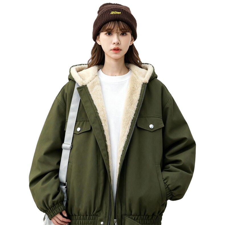 25冬美式中性情侣连帽座山雕内里全毛加厚保暖外套705-M75-P118,男装棉衣,星座705-1