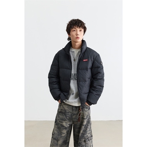 新标90%绒 有报告 撞色短款宽松羽绒服外套 Y5006 /P190图片