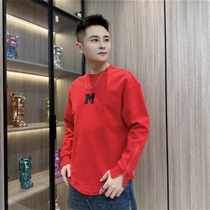 网图现货新款休闲圆领拉链字母卫衣R8025-P55图片