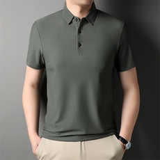时尚衬衫短袖商务休闲百搭翻领POLO衫中青年男装夏季HXF520-P73，男装Polo衫，星座1105-3