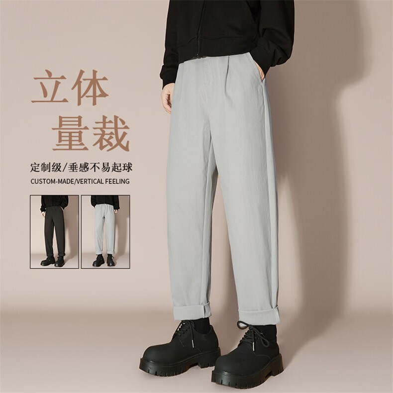 现货 K157 P35 控59.9 春季小脚直筒垂直休闲裤图片