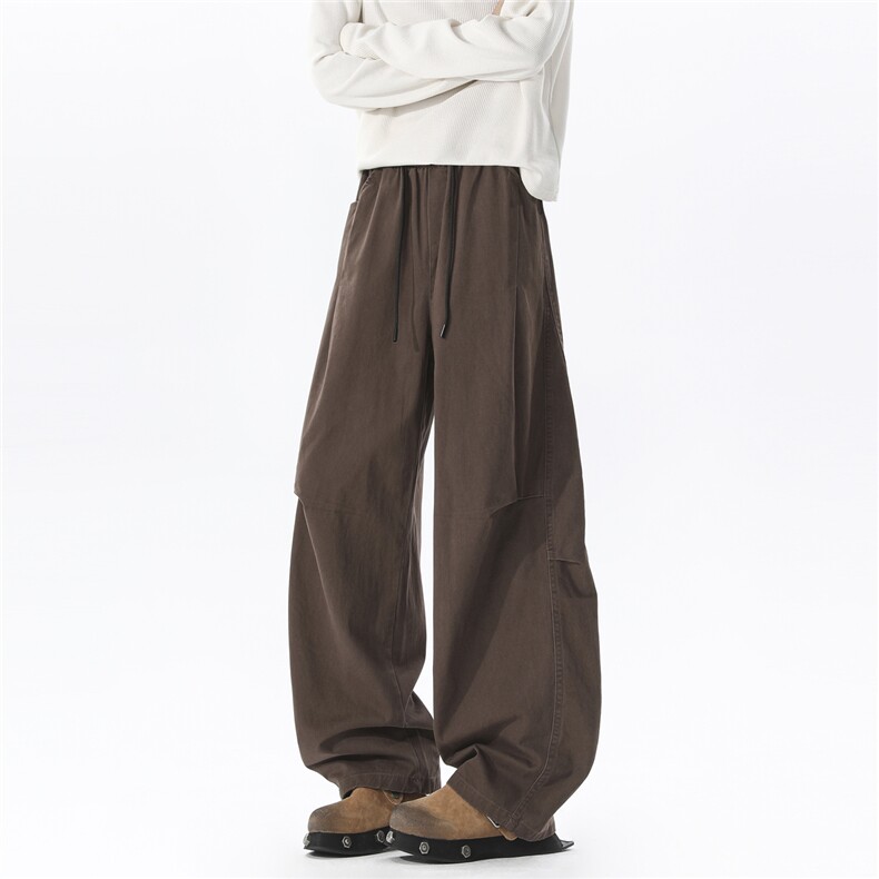 美式工装裤男水洗复古宽松直筒纯棉裤子潮牌男生休闲裤KZ122-P55，男装棉裤，星座310A-4