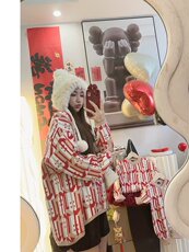 2025年秋季常规款通勤套头单件长袖圆领提花时尚百搭通勤，女装针织衫/毛衣，沐策羊绒
