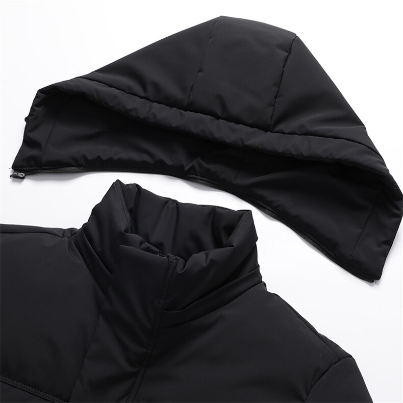 冬季可脱卸帽休闲羽绒服爸爸装新款中年男士休闲上衣厚款保暖外套,男装羽绒服,电商B212（原钱塘6029）